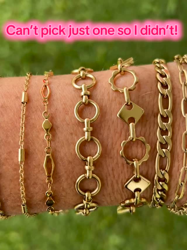 Obsessed with every link. ✨
New LINX just dropped 💛 which one do you like? 
#PermanentJewelry #PermanentBracelets #JewelryStack #StyleWithChristy #GoldVibes #Bracelet #anklet #ring #LINXD #2025trends #permalinx
